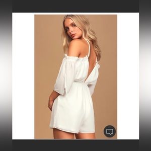 NWT Lulus white romper